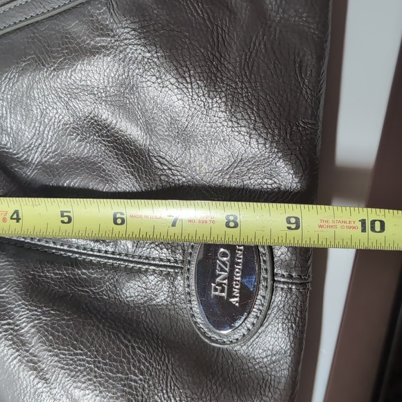 Enzo Angiolini Silver Shoulder Bag - Picture 8 of 10